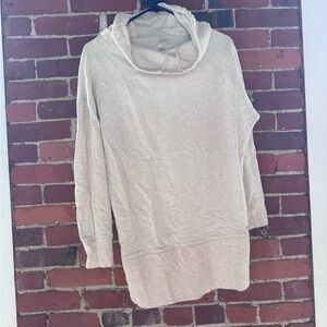 Victoria's Secret Cream Cowl Neck Sweater Hoodie